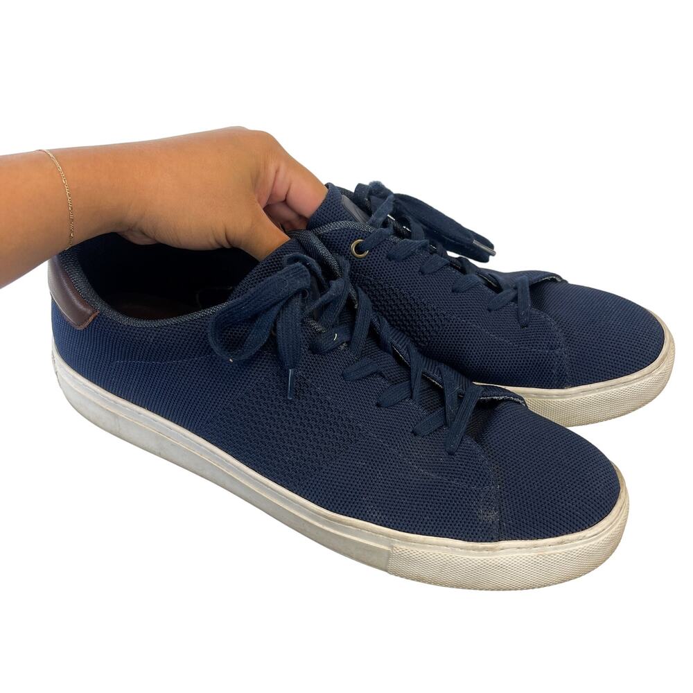 Greats Brooklyn Mens Size 11.5 Knit Sneakers Navy Blue